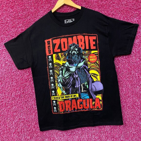Rob Zombie Dragula Hellbilly Deluxe Comic Style T-Shirt Large - Picture 3 of 4